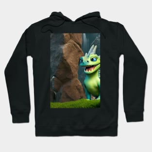 Green Dragons Meadow Hoodie